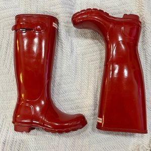 Red Hunter Boots